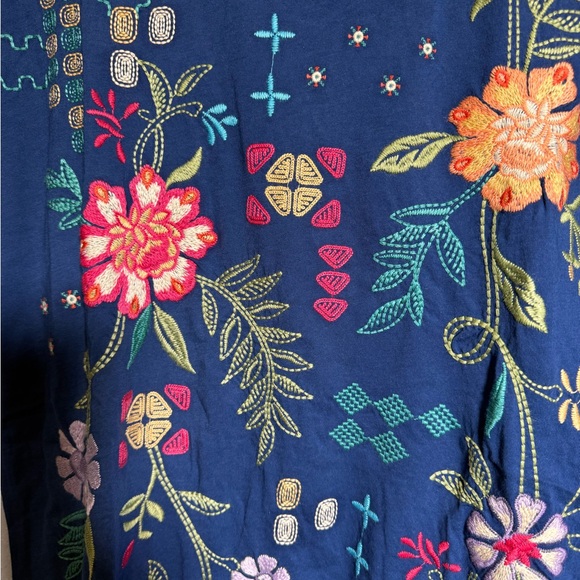 New Johnny Was Katie Embroidered Top- large - Picture 2 of 8